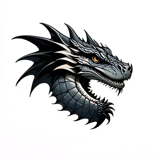 micro draco gun tattoo design idea