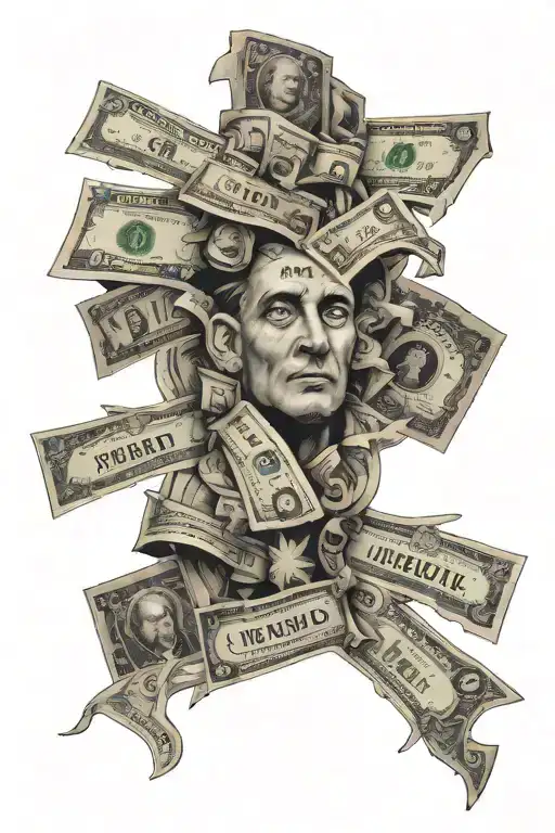 money in all languages like TypeScript tattoo design idea