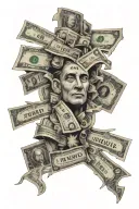 money in all languages like TypeScript tattoo design idea