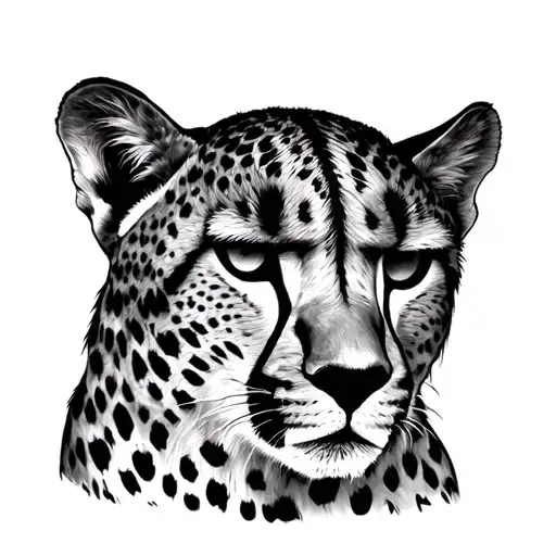 Cheetah Print tattoo design idea
