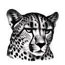 Cheetah Print tattoo design idea