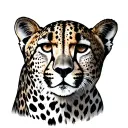 Cheetah Print tattoo design idea