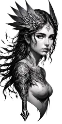 artemis tattoo design idea