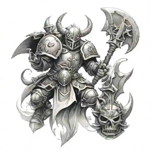 Warhammer tattoo design idea