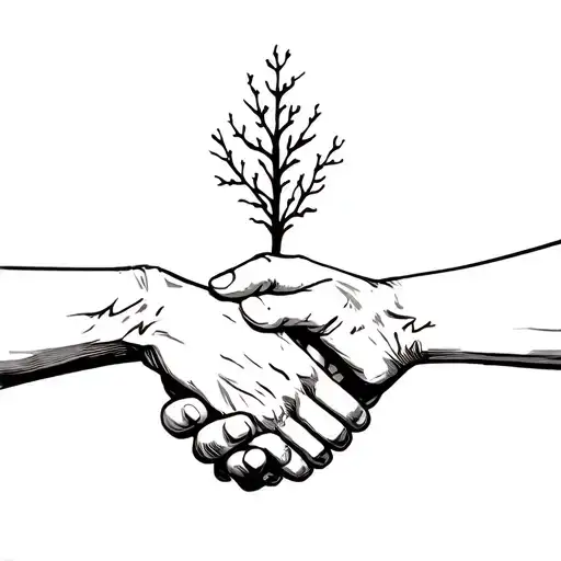 your never quite alive as when your shaking hands with death  tattoo design idea