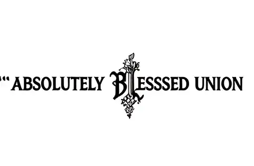 "ABSOLUTELY BLESSED UNION" tattoo design idea