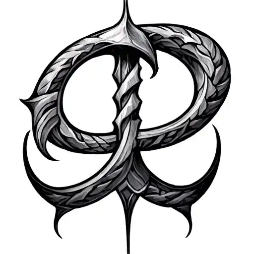 symbol with meaning lost tattoo design idea