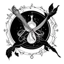 weaver creating complex patterns , alchemist making gold from common metals. does this with feelings tattoo design idea