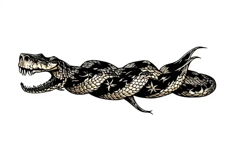 Dont Tread Me tattoo design idea