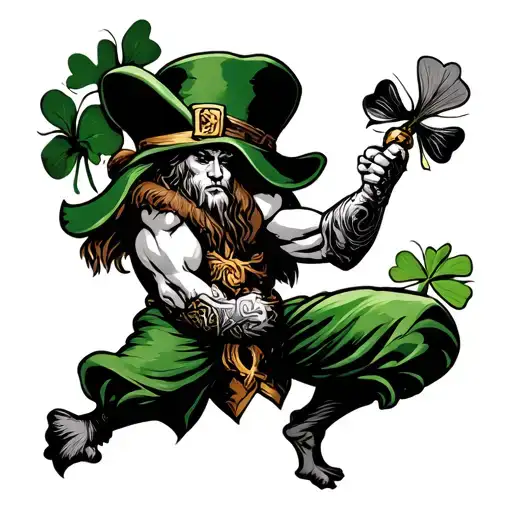 Fighting Irish tattoo design idea