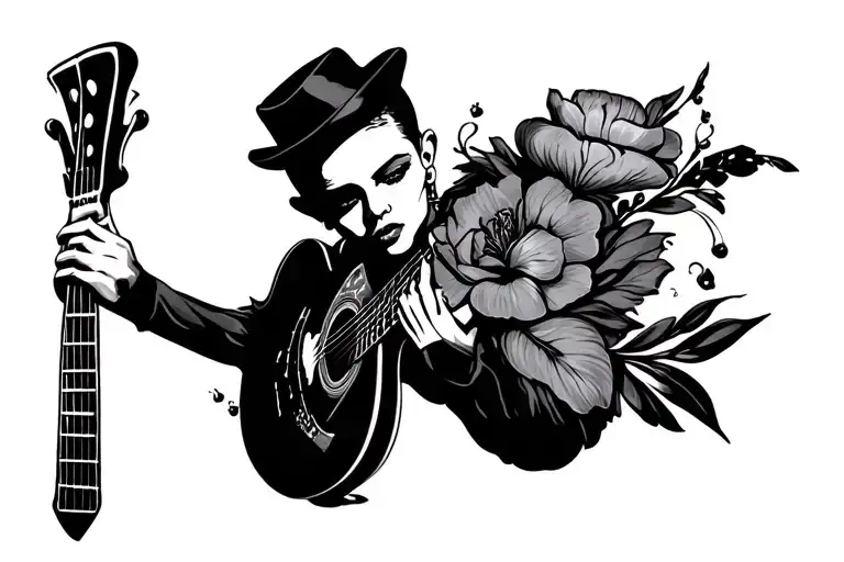 Rockabilly tattoo design idea