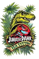 Jurassic Park tattoo design idea