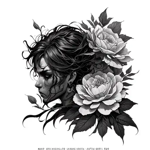 Satori Gojo tattoo design idea