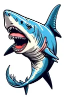 hammerhead shark tattoo design idea