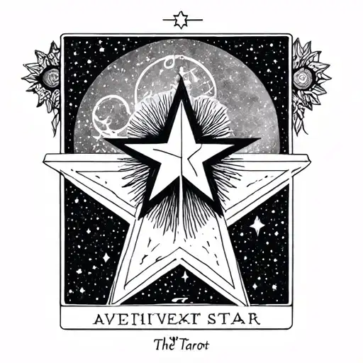 The Star Tarot tattoo design idea