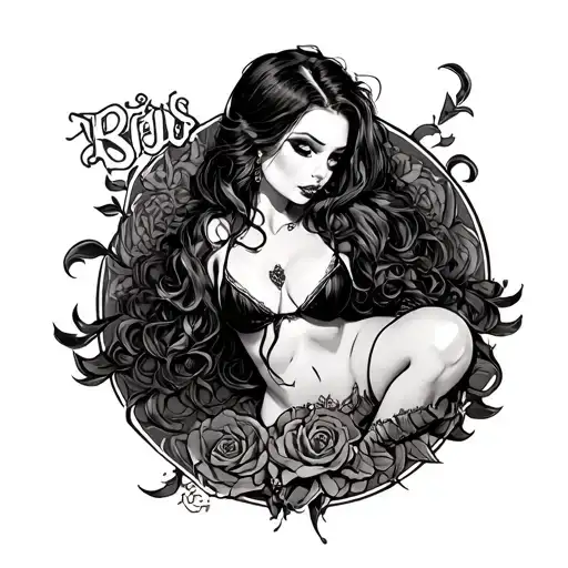 Slut tattoo design idea