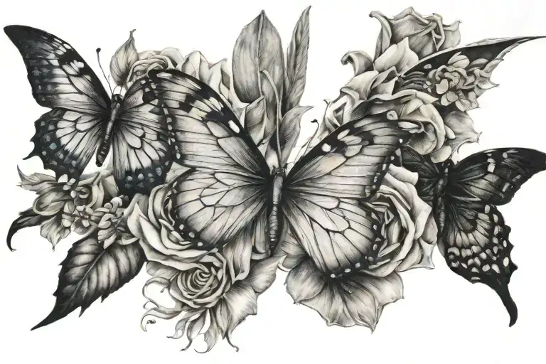 letting go tattoo design idea