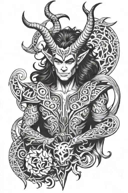 loki tattoo design idea