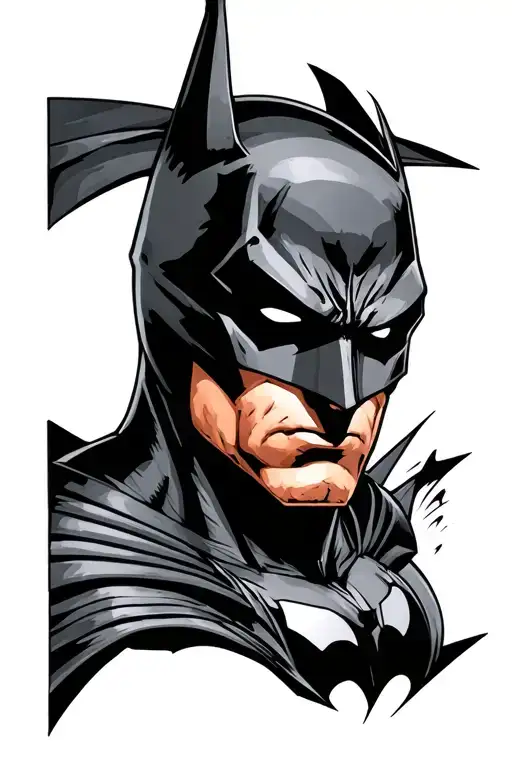 Batman half sleeve tattoo tattoo design idea