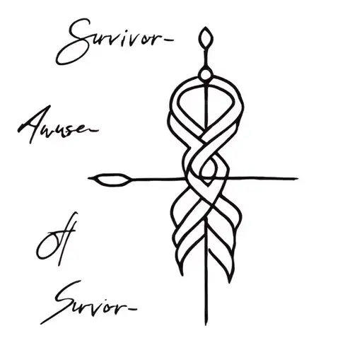 child abuse survivor tattoo design idea