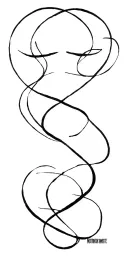 Motionless in White, Bad Omens, Sleep Token inspired depiction of resilience, death of self and mental strength tattoo design idea