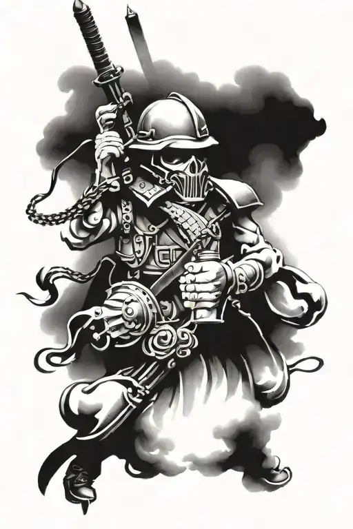 God gave his toughest battles to his toughest soldiers  tattoo design idea