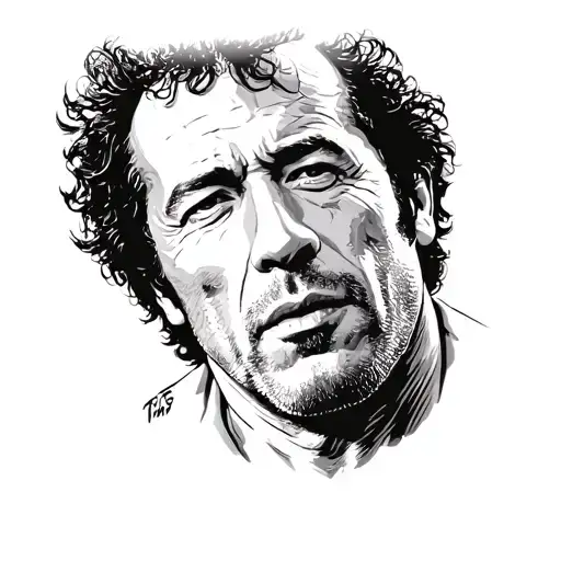 Bruce Springsteen tattoo design idea