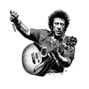 Bruce Springsteen tattoo design idea