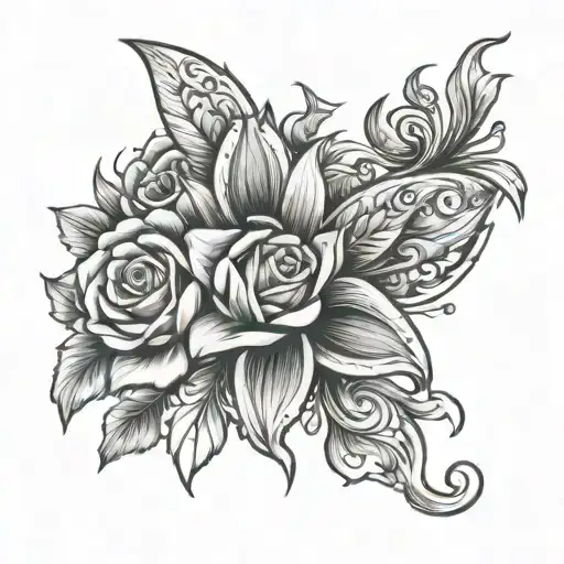 blessing mother tattoo design idea