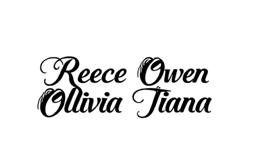 "Reece Owen 
Olivia Tiana" tattoo design idea