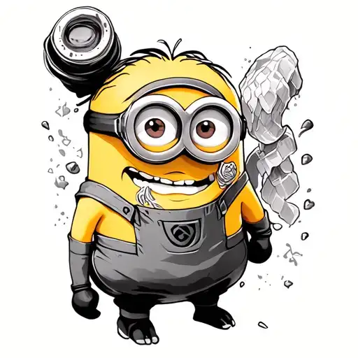 Kevin minion tattoo design idea