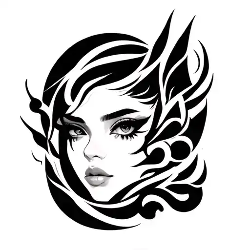 Femboy tattoo design idea