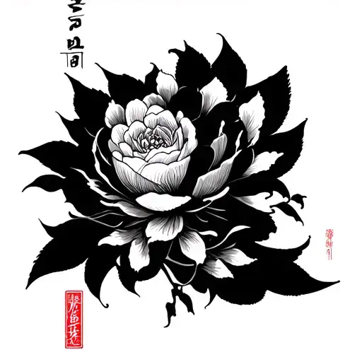 Korean tattoo design idea