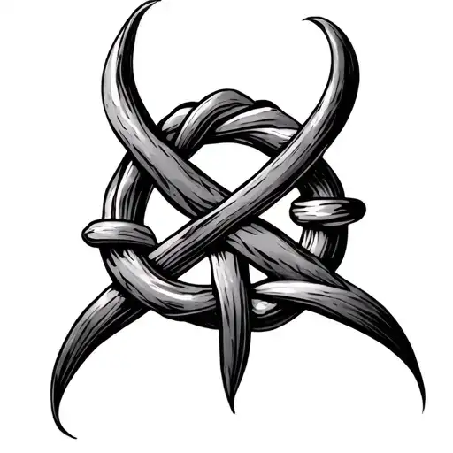 Witches Knot tattoo design idea