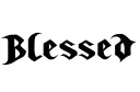 "Blessed" tattoo design idea