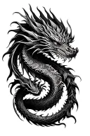 dragon tattoo design idea