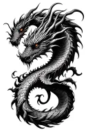 dragon tattoo design idea