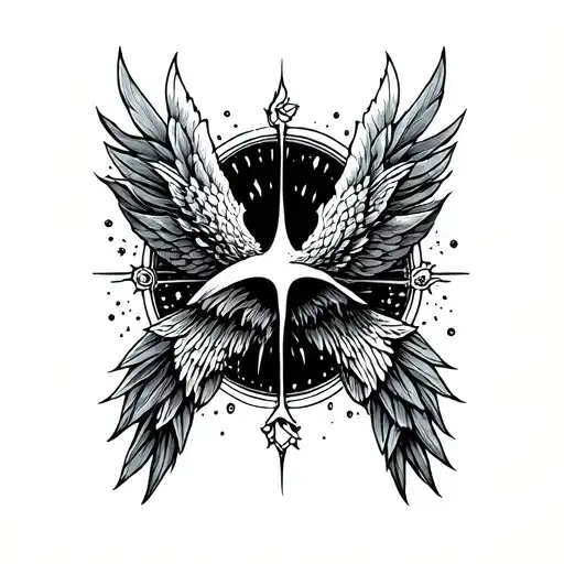 Heaven tattoo design idea