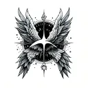 Heaven tattoo design idea