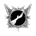 Heaven tattoo design idea