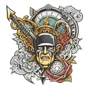AC/DC tattoo design idea