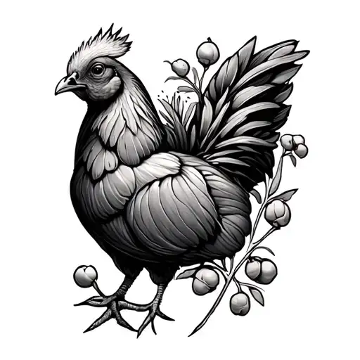 chickpea tattoo design idea