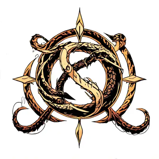 Ouroboros Fullmetal Alchemist tattoo design idea