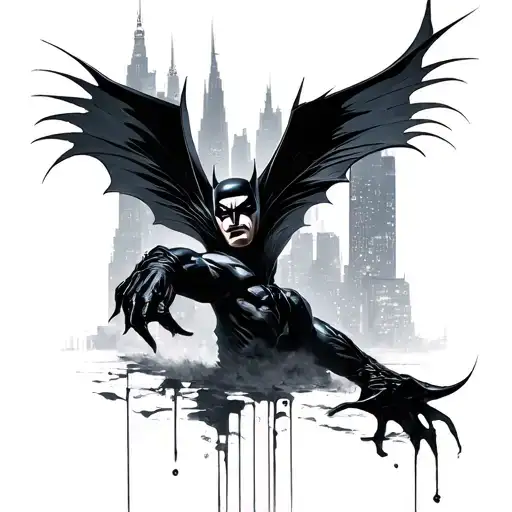Gotham City tattoo design idea