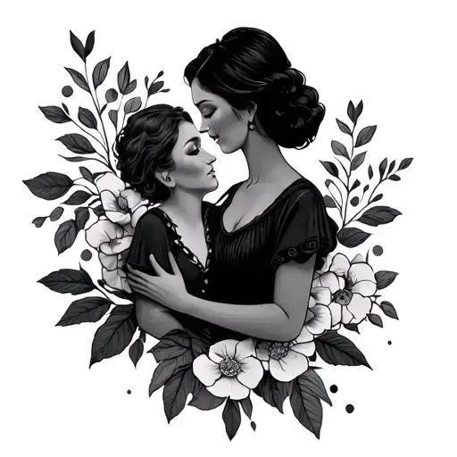 Tattoo idea for lossing mom on 25 September 2017. It should be more emotional and connected  tattoo design idea