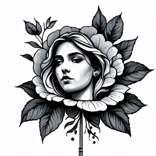 music, devotion, calmness tattoo design idea