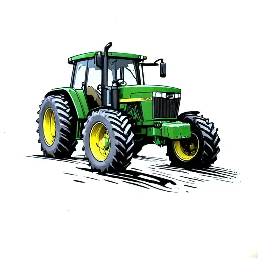 john deere logo tattoo design idea