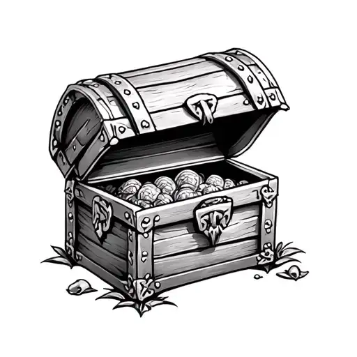 treasure chest tattoo design tattoo design idea