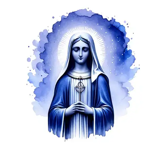 our Lady of Fatima tattoo design idea