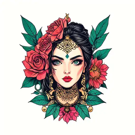 Charmaine tattoo design idea